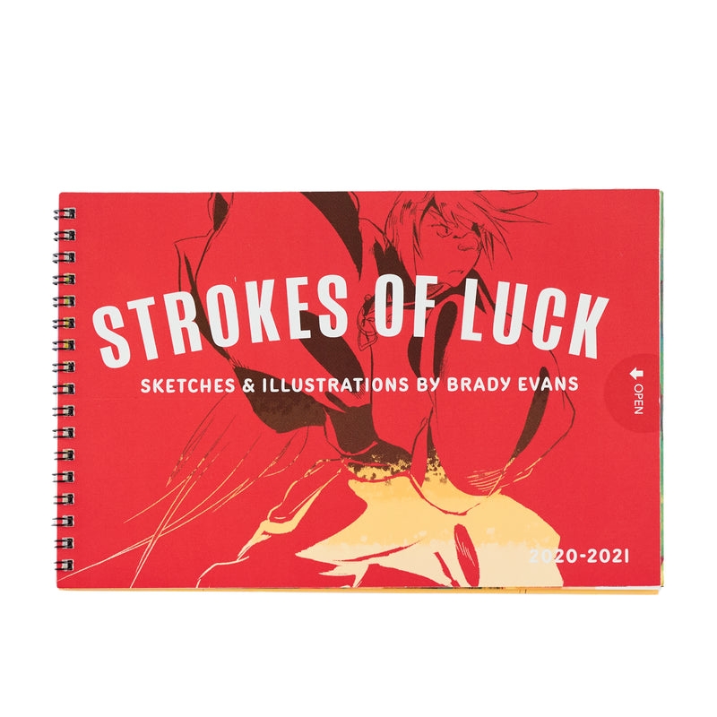 STROKES OF LUCK: SKETCHES & ILLUSTRATIONS BY BRADY EVANS